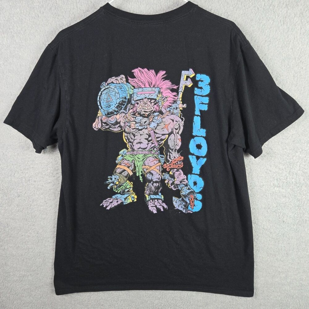 3 Floyds Brewing Beer T-Shirt Broo Doo Harvest Ale Mens L Black